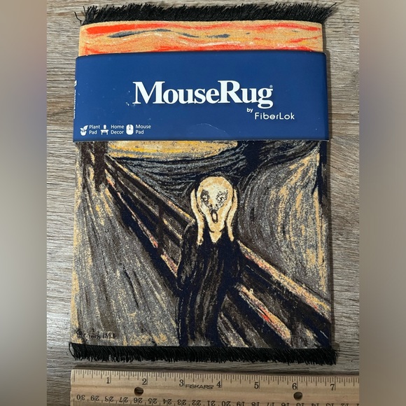 NWT - The Scream Painting - MouseRug Computer Mouse Pad - unique gift idea! - Picture 4 of 4